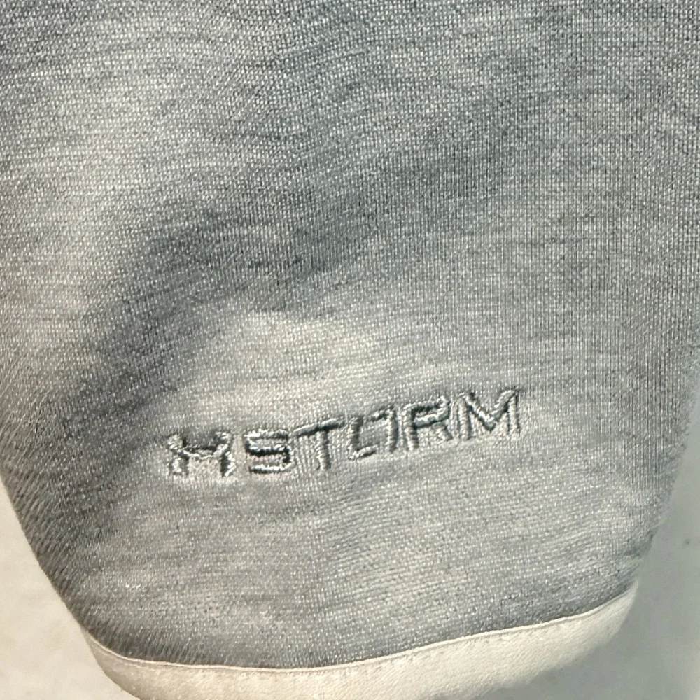 Under Armour Mens Hoodie Small Gray Sweatshirt ‎ Storm Loose Fit Full Zip